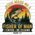 Jesus Made Me Fisher of Man Digital Design Image