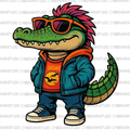 Cool Little Gator Dude Digital Design