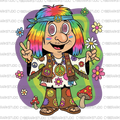 Goofy Hippie Freak 18 - Retro Design