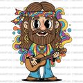 Goofy Hippie Freak 21 - Retro Design