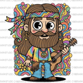 Goofy Hippie Freak 24 - Retro Design