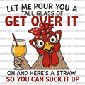 Funny Sarcastic Chicken 01 Digital Design