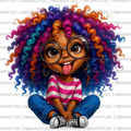 Silly Little Girl Digital Image Design