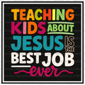 Teaching Kids About Jesus Digital Design