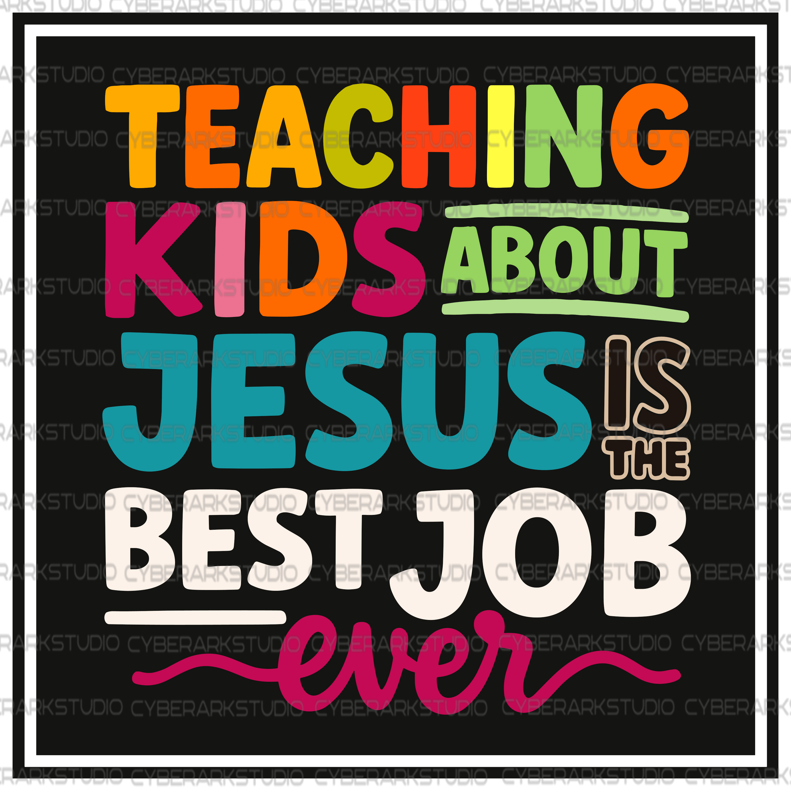 Teaching Kids About Jesus Digital Design