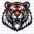 Tiger - Mascot Style Digital Image